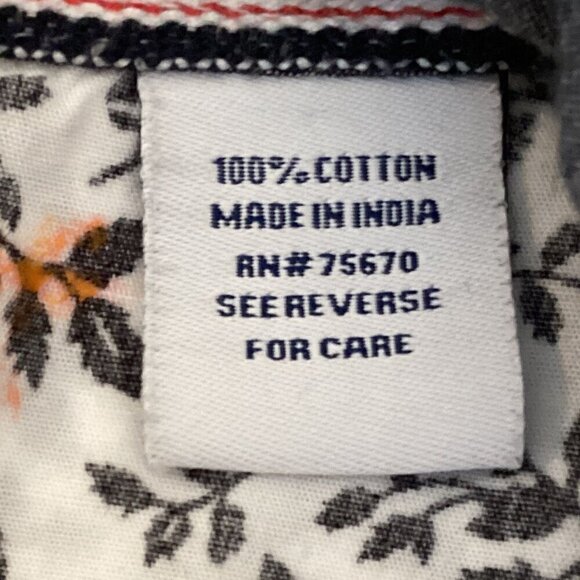 Thread & Cloth Men's Sz M Short Sleeve Button-Down Shirt Leaf Print 278i - Picture 5 of 6